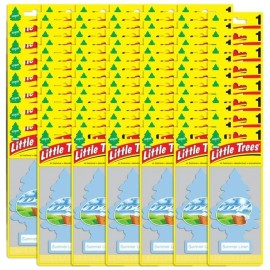 Litte Tree Little Trees Summer Linen Air Freshener – 96 Pack Bulk Case – U1P-10574