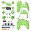 eXtremeRate Full Set Shell with Buttons Touchpad Cover, Clear Green