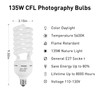 Skytex 1 Pcs 135W 5400K Color Temperature CFL Light Bulb,