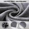 Pnoyws 2 Pack Dog Towels, 50 x 100cm Super Absorbent