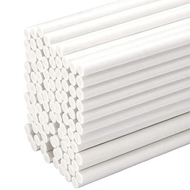 JEUIHAU 2000 PCS 6 Inches LollyPop Sticks, White Sucker Sticks, Treat Lollipop Sticks