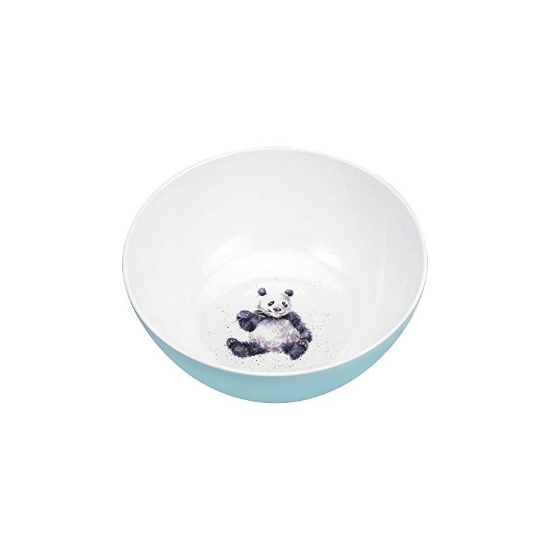 RW WNOF2230-XL Wrendale Melamine Panda Salad Bowl, Ceramic