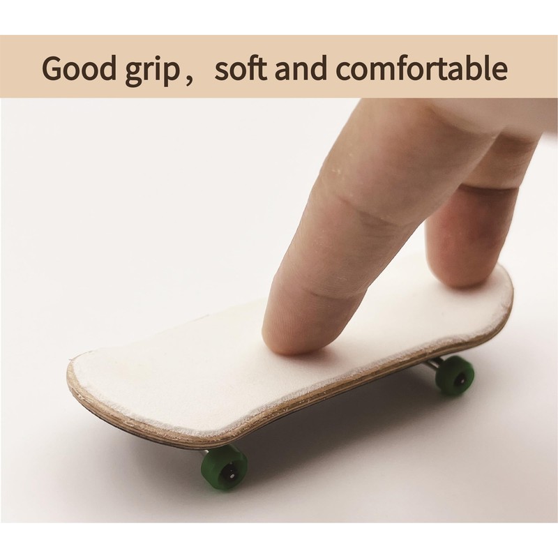 RACOFSB Fingerboard Foam Grip Tape, Finger Skateboard Griptape 40mmX110mm (16pcs