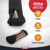 TUFF ROPE® Paracord 550 (Nylon) - 4 mm - The