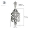 NKlaus 15506 Pendant 925 Silver Crucifix & Resurrection of Christ