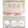 Baby Changing Pad with Waterproof & Wipe-Clean, Non-Slip Foldable PU