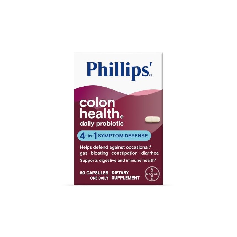 Phillips' TRESemme Phillips Colon Health Probiotic Capsules, 60 Count