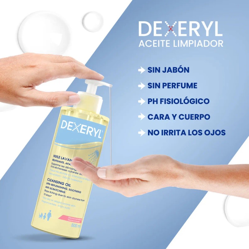 Dexeryl Dermolimpiador En Aceite 500 Ml