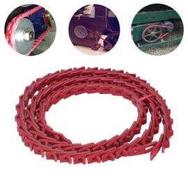 Power Twist V Belt, V Shape Fan Belts Adjustable Link Lathe Drive Belt, for Wood Lathe Drill Press Table Saws Band Saws Accessories 13mmx 1.2m