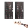AEIOPRS 2 Sheets Bass Fingerboard Sticker Paper Guitar Bass Chord