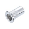uxcell #10-24 Rivet Nuts Aluminium Alloy Knurled Flat Head Threaded