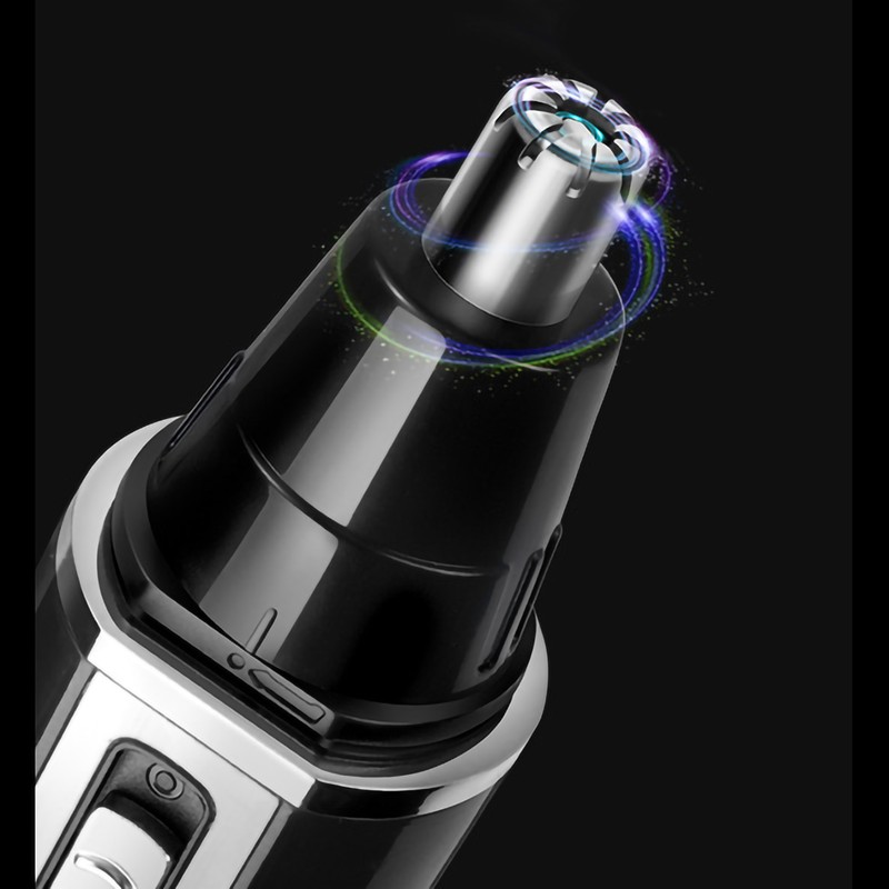 Nose Hair Trimmer Alloy Floating Blades Perfect Fitting Face Electric