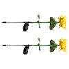 2Pcs Solar Powered LED Lamp Artificial Flower Light Garden Courtyard
