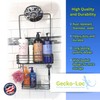 Gecko-Loc Extra Long Wide Adjustable Length over the showerhead hanging