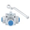 3 Way Hydraulic Ball Valve, 3/4 in NPT Female Hydraulic