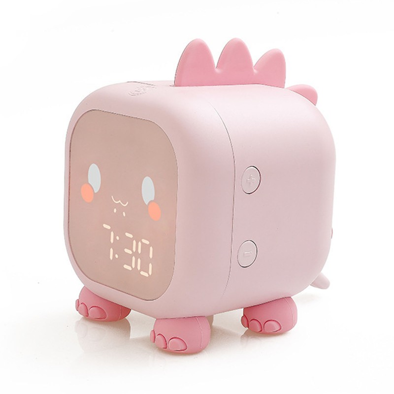 Digital Clock Intelligent Cute Fun Dragon LED Silicone Cartoon Bedside