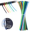 Cable Ties Set, 120 Pieces Cable Ties, Resealable, Colourful, 300