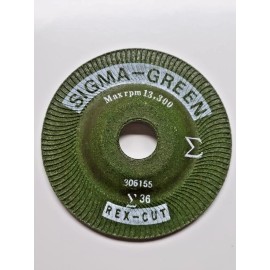 Sigma Green Part # 730000 Grinding Wheel,4-1/2 X 7/8",36 Grit