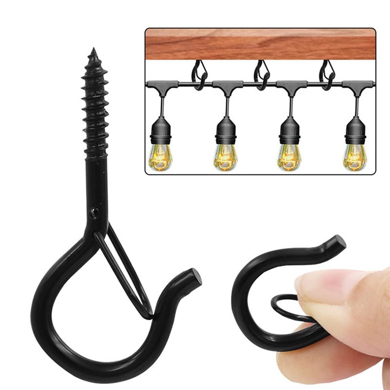 Pack of 6 Screw Hooks for Screwing Hook Screws Ceiling