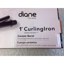 Fromm DIANE FROMM CERAMIC Barrel Hair Styling Curling Iron 1 " 400°  Universal Voltage