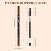 LOKFAR Microblading Eyebrow Pen, 2-In-1 Dual-Ended Waterproof Eyebrow Pencil with