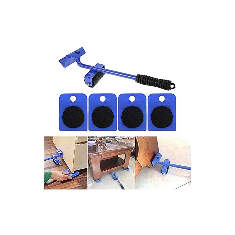 Furniture Transport Roller Set 5 Pieces - 4 Furniture Rollers
