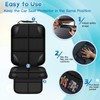 LAIXIAO Protectores de Asiento de Coche Impermeables, Bolsas de Almacenamiento