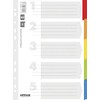 Office Products Dividers Cardboard Index 5 Pieces / 5 +