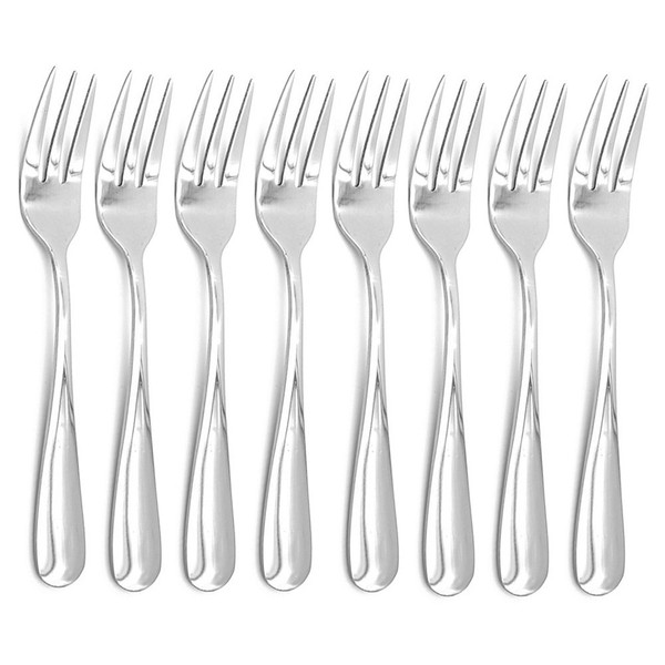 ERCENTURY Stainless Steel Forks, Salad Forks, Dessert Forks, Appetizer Forks,Size:5.4