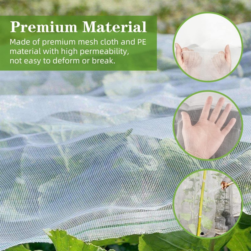 10 x 33FT Garden Mesh Netting, Ultra Fine Mesh Protection