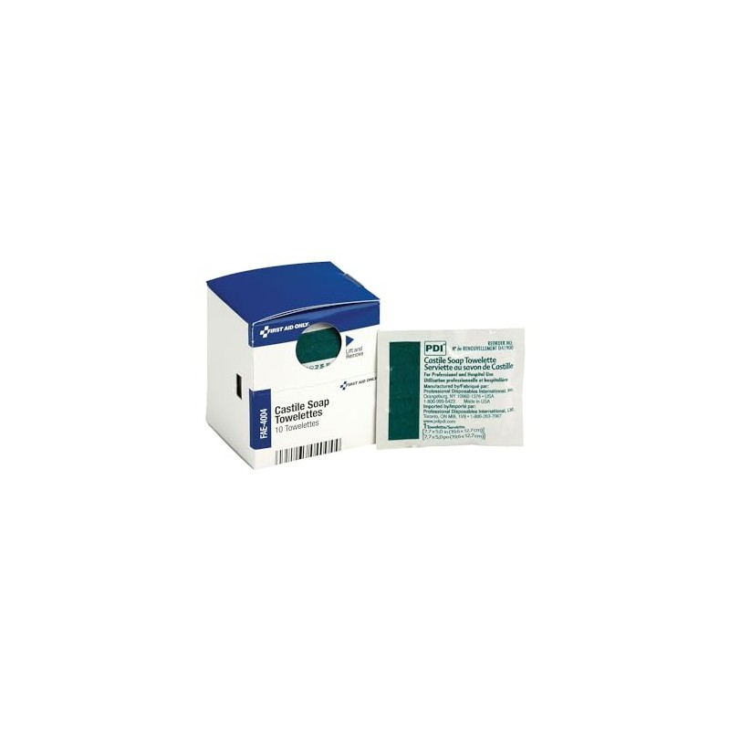 First Aid Only, Inc FAE4004 Toallas de jabón de Castilla,