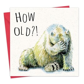 Twizler Funny Birthday Card Polar Bear – Funny Card Birthday – Happy Birthday Card – Funny Birthday Card Men – Funny Birthday Card Women – Funny Birthday Card For Him – Funny Birthday Card For Her