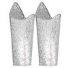 2PCS Iron Art Wall Planter Hanging Flowers Pot for Home