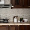 Yipscazo 1 Sheet Peel and Stick Stone Metal Tile Backsplash,