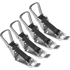 Taicols 4 Stück Schaufelhalter für Dachträger, Schaufelhalterung, Dachträger Zubehör, Gummi Spannverschluss, Besenhalter Axthalter, Wandmontagehalterungen, Verschlusslager, für Auto Boot Anhänger