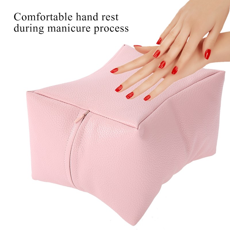 Nail Art Table Hand & Foot Pillow Soft PU Arm