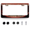 Funny Bloody Teeth License Plate Frame Scary Mouth License Plate
