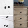 goldenwarm 20 Pack Kitchen Cabinet Knobs Black Drawer Knobs -