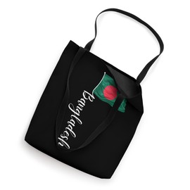 Bangladesh Signature Flag Pole for Patriotic Bangladeshis Tote Bag