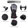 day wolf Heated Gloves, Winter Warm Gloves, Skiing, Mittens for
