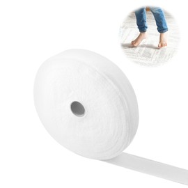 Cotton Batting Roll 2.25in x 50 Yards, Needle Punched Jelly Roll Quilt Batting Strips for Quilting, Sewing Batting for Fabric Rugs, Jelly Roll Fabric Compatible Quilting Supplies UK