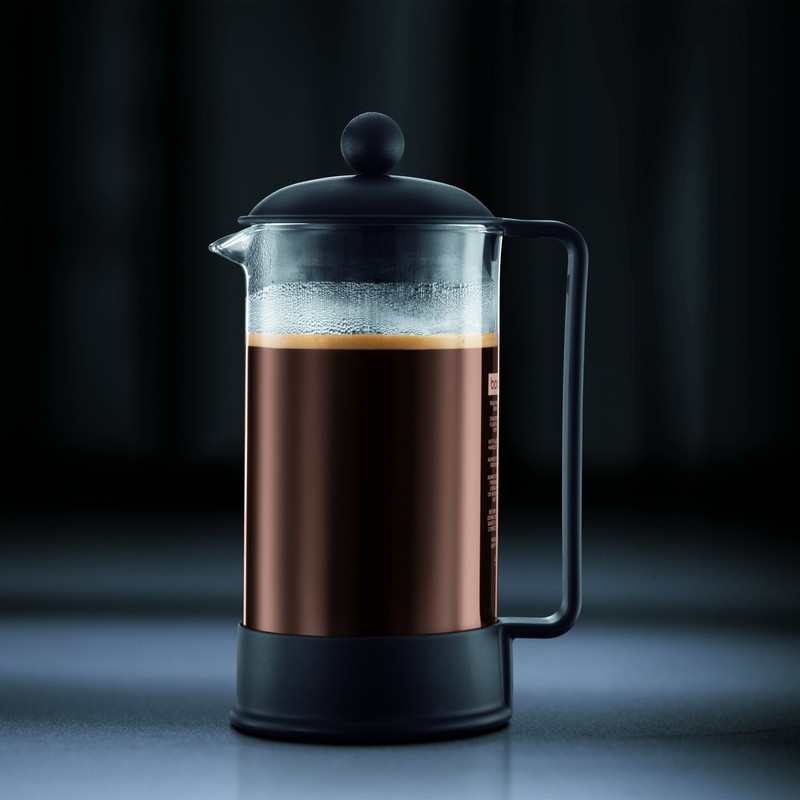 Bodum 34 oz Brazil French Press Coffee Maker, High-Heat Borosilicate