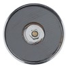 Master Magnetics Round Base Magnet Fastener with Knob,Chrome,1.43" Diameter, 0.98"