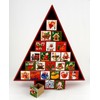 Home Bazaar - Festive Red Tree - Wooden Advent Calendar