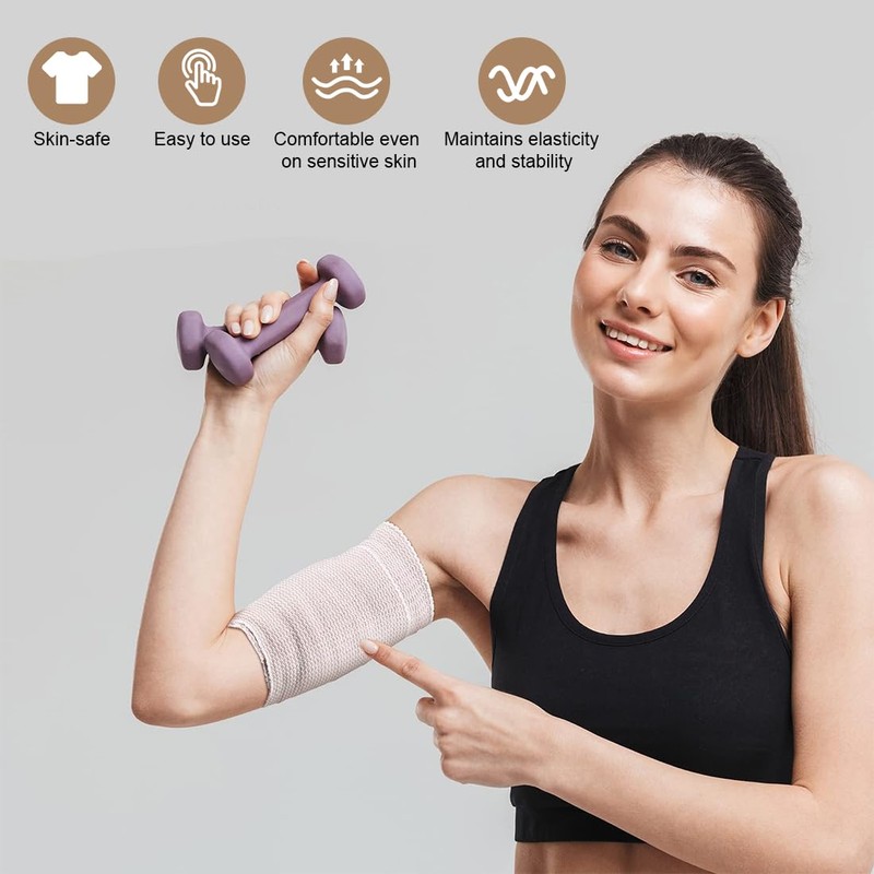 Premium Elastic Bandage Wrap 15cm x 4.5m Compression Bandages Wraps
