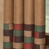 Emerson Faux Suede Color-Block Window Treatments | Warm, Rich Earth