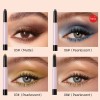 Ha* Kit De 12 Sombras De Ojos Con Brillo Colorido