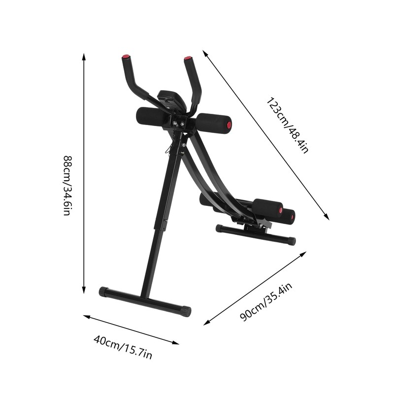 Ab Machine for Home Workouts, Abdominal Trainer Machine with 3