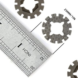 Pack of 4 Adapters for Oscillating Saw Blade, Multicutter Universal Adapter, Tool Shaft Adapter, Compatible with Bosch, Compatible with Fein, Compatible with Multimaster, Compatible with Makita