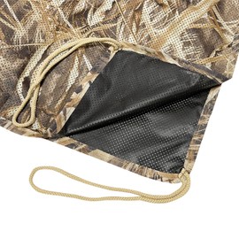 AUSCAMOTEK One Way See Through Camouflage Mesh Camo Netting Material for Hunting Ground Blind - Duck & Deer Marsh 5X10FT